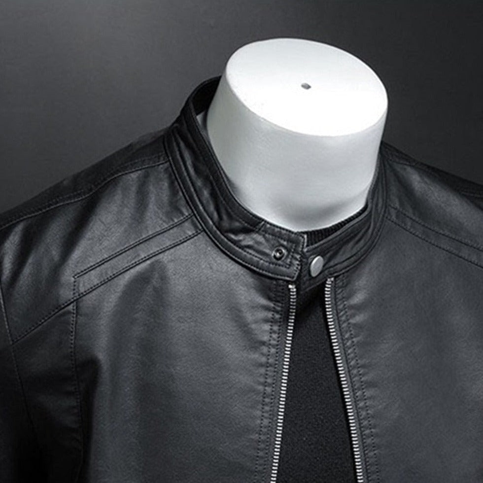 Jaqueta Masculina de Couro Clássica