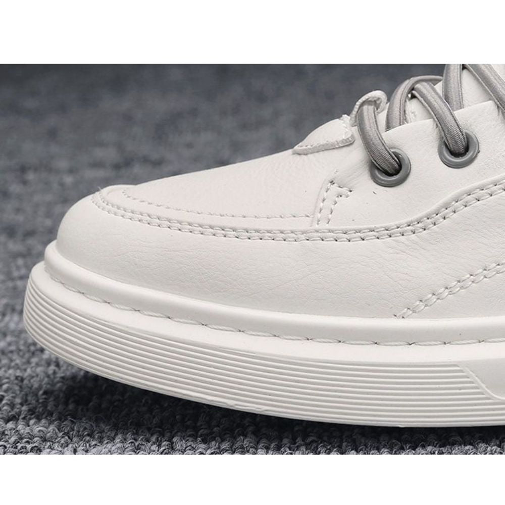 Tênis Masculino Casual de Couro