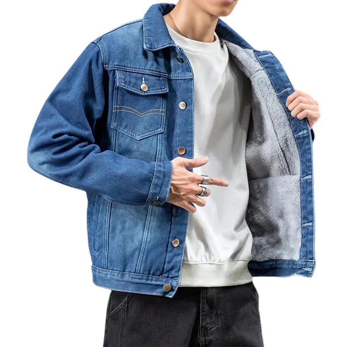 Jaqueta Masculina Jeans Acolchoado