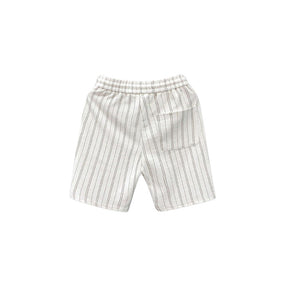 Bermuda Masculina de Moletom Listrada