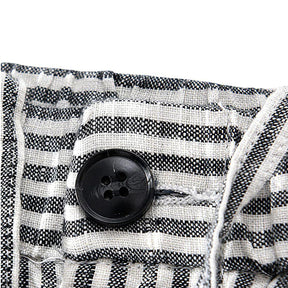 Bermuda Masculina de Linho com Listras