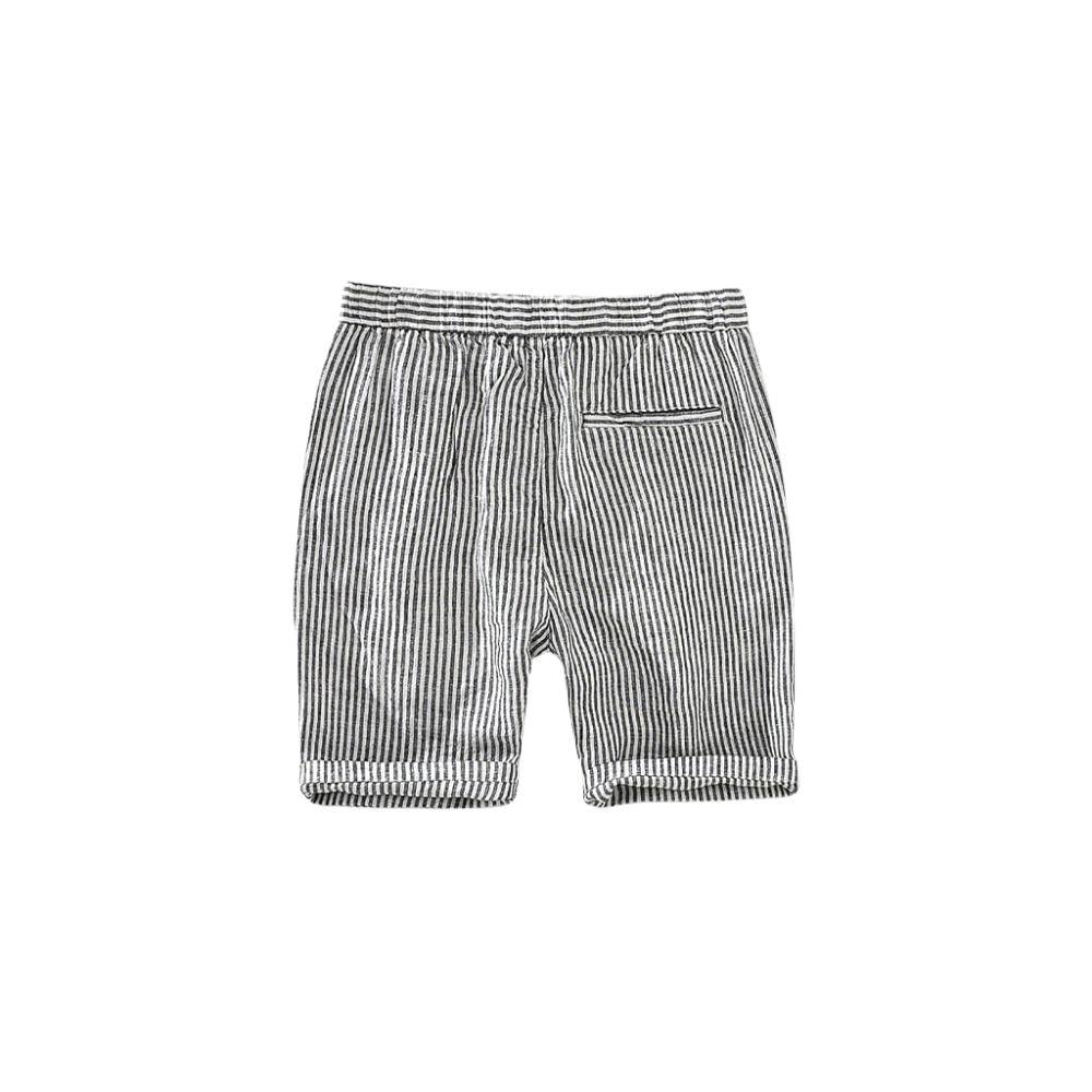 Bermuda Masculina de Linho com Listras
