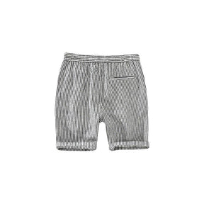 Bermuda Masculina de Linho com Listras