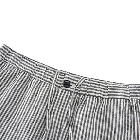 Bermuda Masculina de Linho com Listras