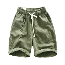 Bermuda Masculina de Linho Estilo Casual