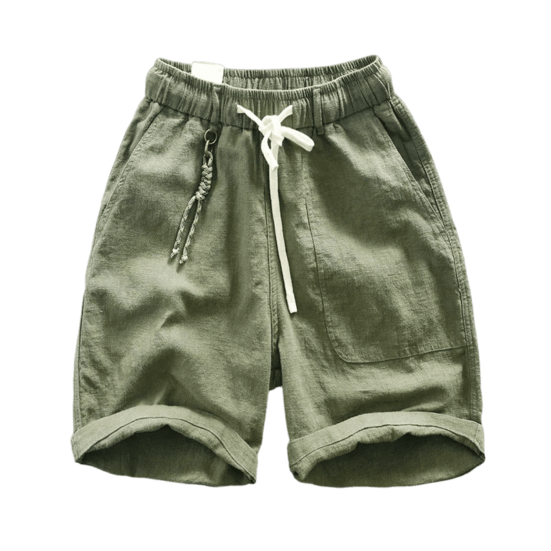Bermuda Masculina de Linho Estilo Casual