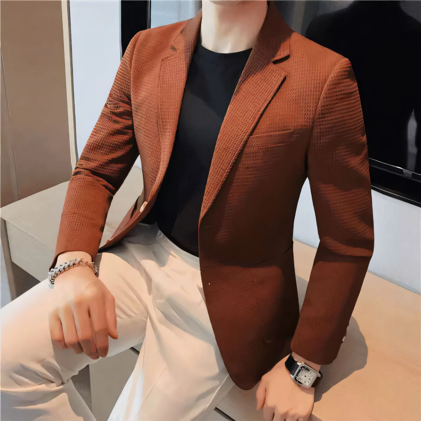 Blazer Masculino de Tecido Premium
