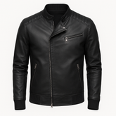 jaqueta de couro masculina