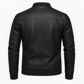 jaqueta de couro masculina