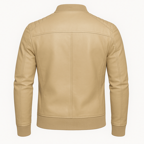 jaqueta de couro masculina