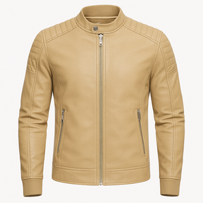 jaqueta de couro masculina