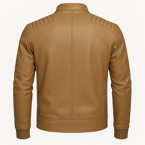jaqueta de couro masculina
