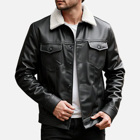 Jaqueta de Couro Masculina