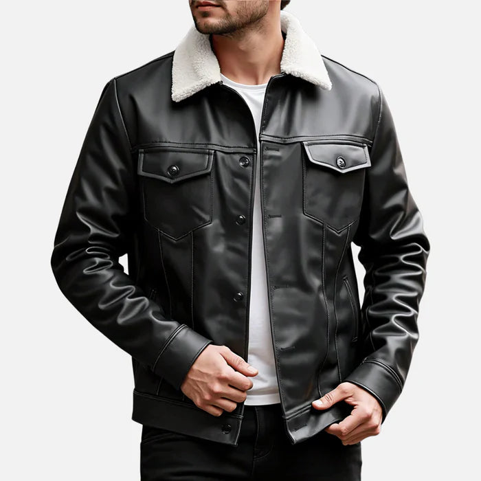 Jaqueta de Couro Masculina