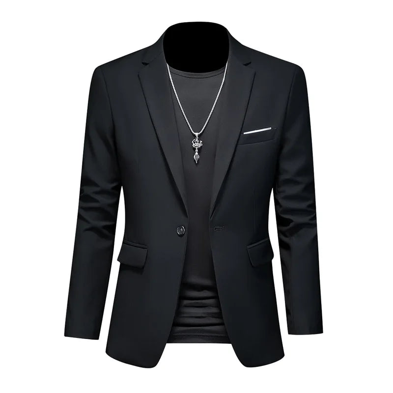 Blazer Masculino Clássico Slim Fit