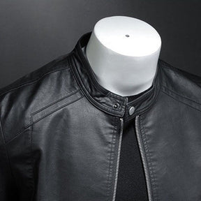 Jaqueta Masculina de Couro Clássica