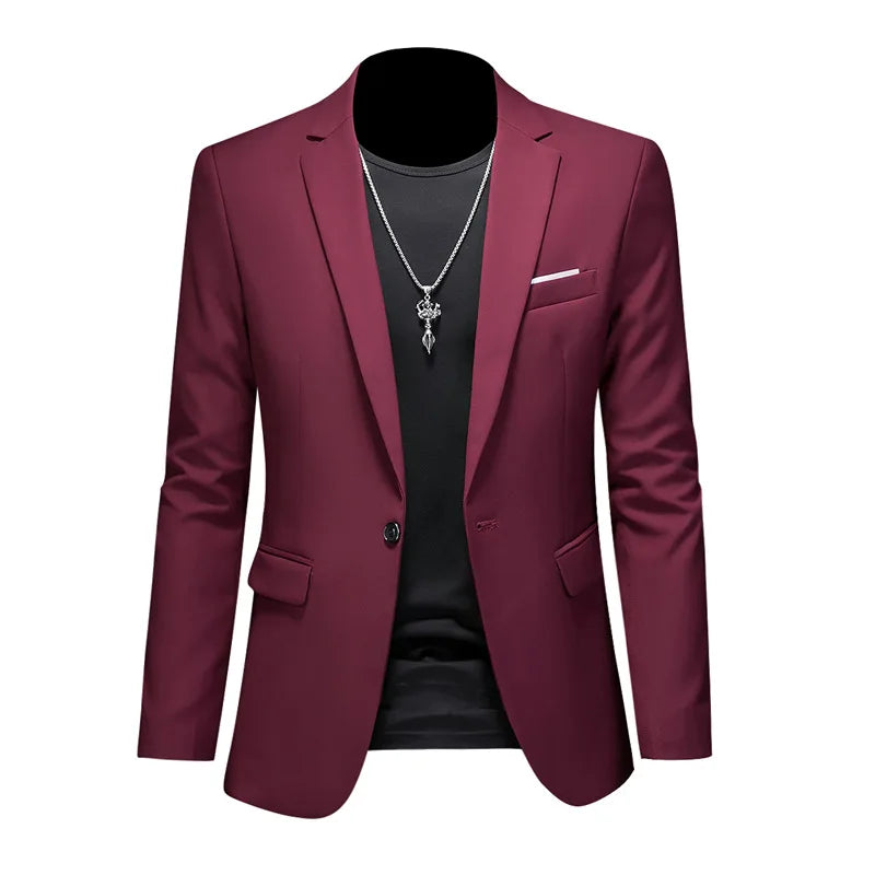 Blazer Masculino Clássico Slim Fit