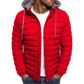 Jaqueta Masculina com Capuz Casual