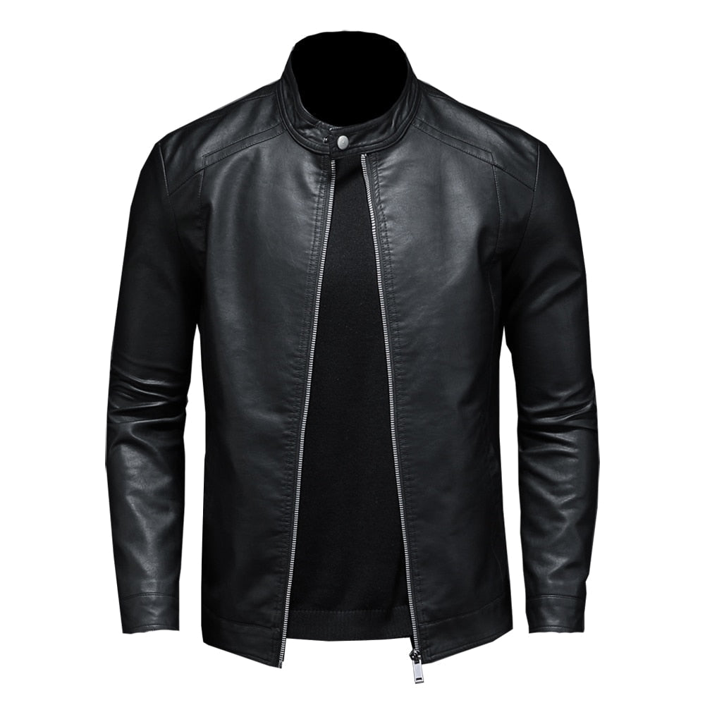 Jaqueta Masculina de Couro Clássica