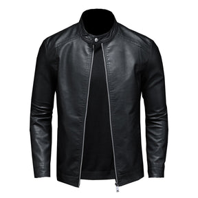 Jaqueta Masculina de Couro Clássica