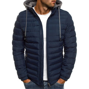 Jaqueta Masculina com Capuz Casual