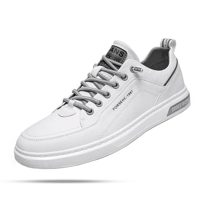 Tênis Masculino Casual de Couro