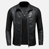 Jaqueta de Couro Motociclista Masculina