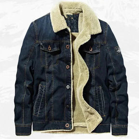 Jaqueta Jeans Masculina Acolchoada