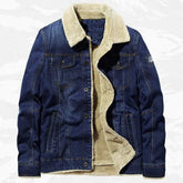 Jaqueta Jeans Masculina Acolchoada
