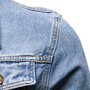 Jaqueta Jeans Masculina Casaco Casual