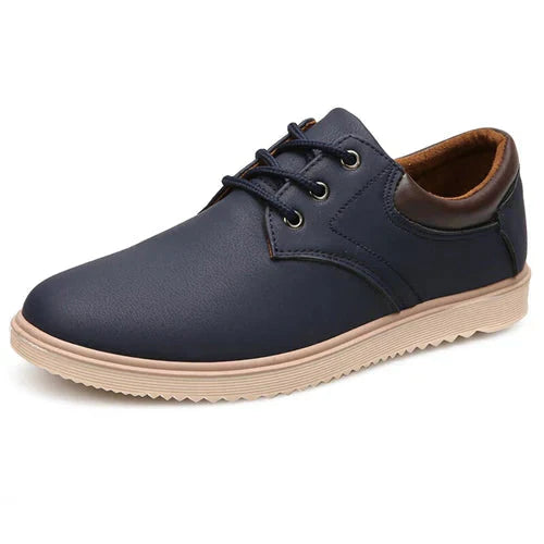 Sapatênis Masculino Casual de Couro