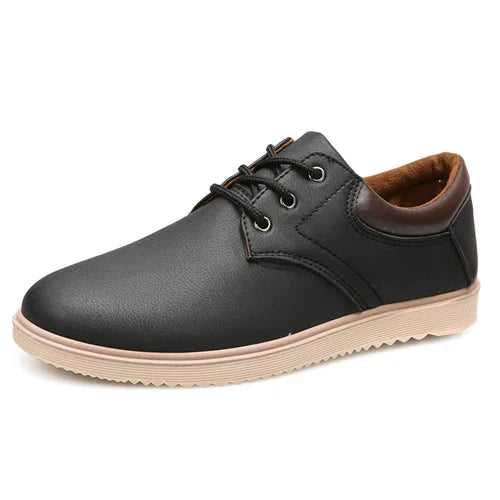 Sapatênis Masculino Casual de Couro