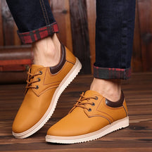 Sapatênis Masculino Casual de Couro